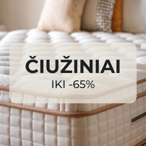 Čiužiniai iki -65%