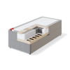 Kušetė RED STORAGE
