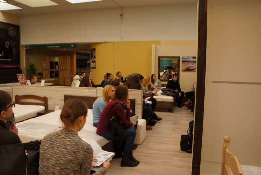 „Miego centre“ lankėsi būsimi kineziterapeutai