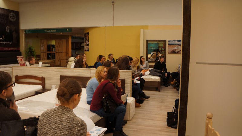 „Miego centre“ lankėsi būsimi kineziterapeutai