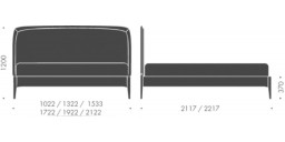 Lova PETRA (ąžuolas)